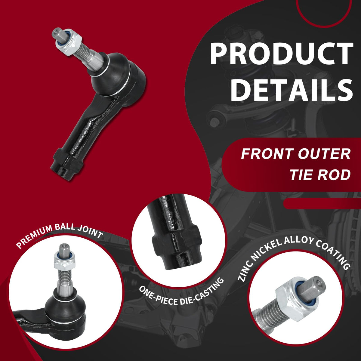 Frenzybro Control Arm Kit Fit for 2005 Ford F-150 4WD