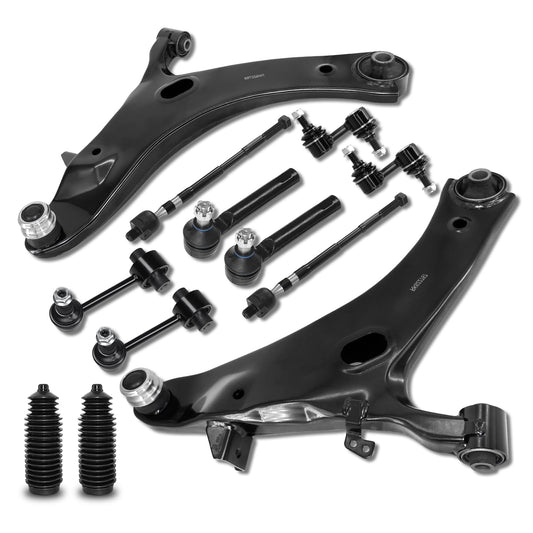 Frenzybro 14PCS Front Control Arms Kit Fits for Subaru forester 2009-2013