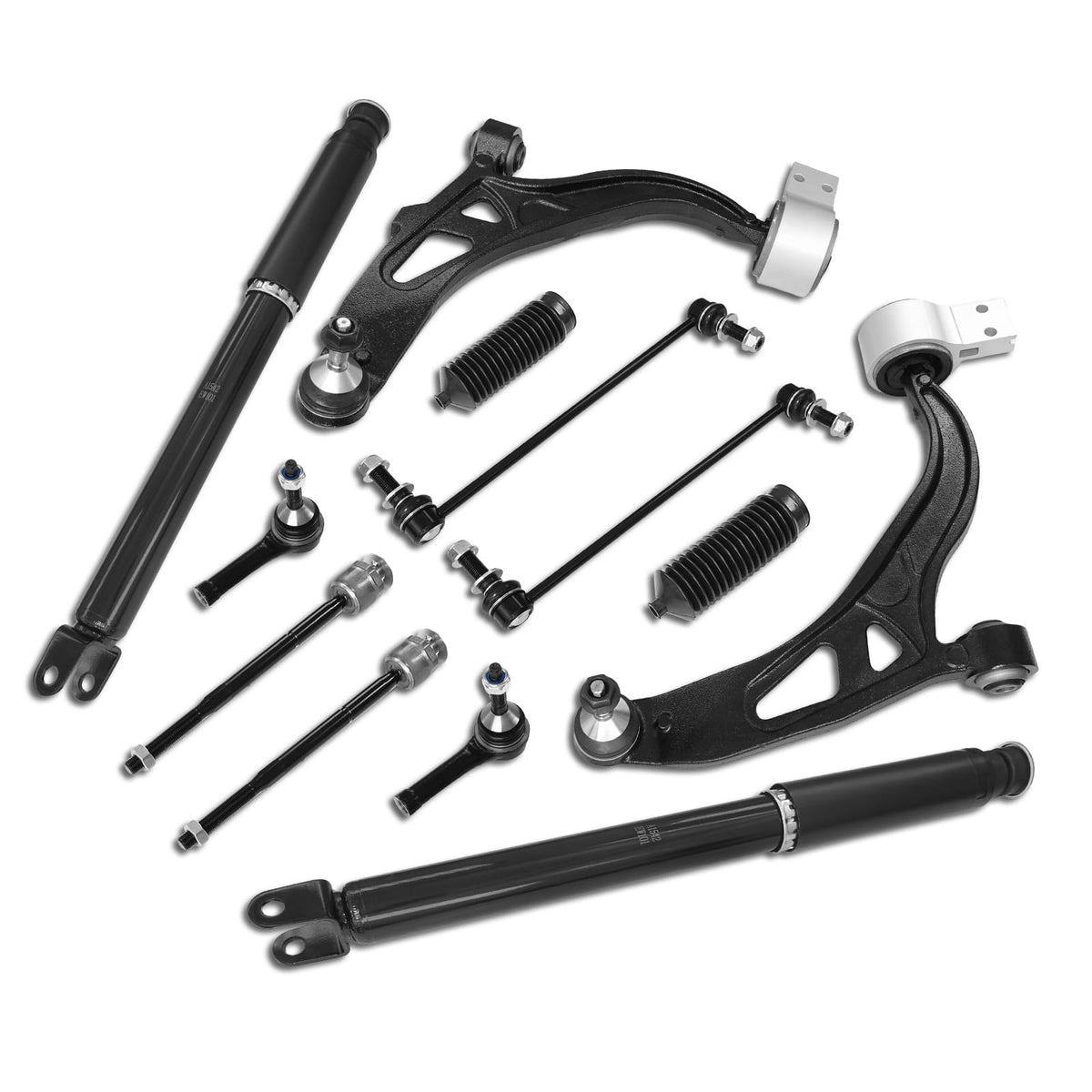 Frenzybro Front Suspension Kit Rear Shock Absorber Fit for 11-17 Explorer