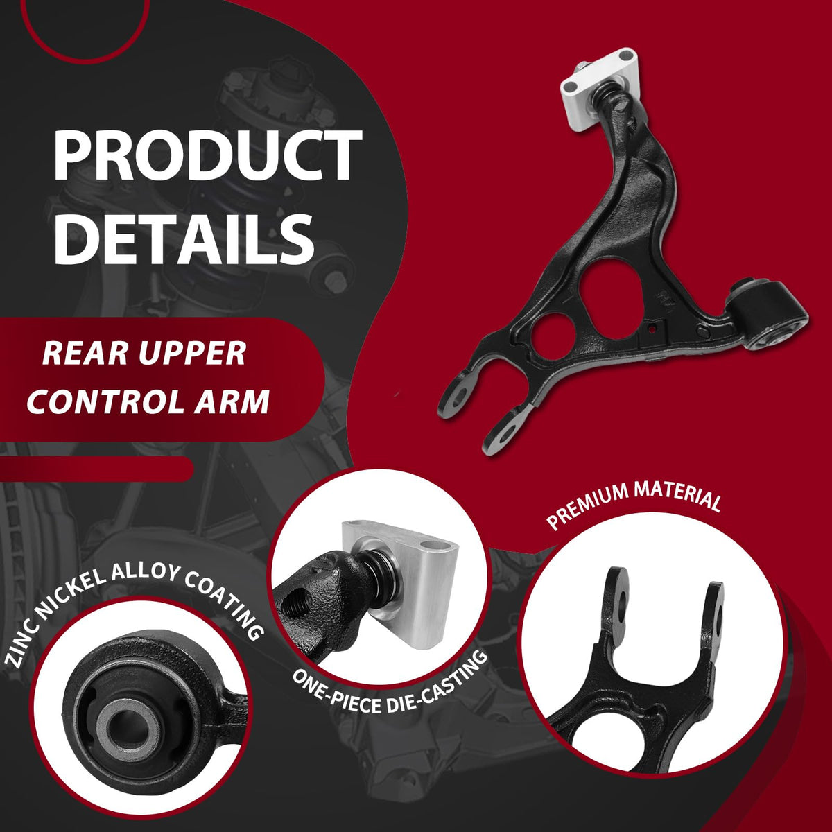 Frenzybro Control Arm Rear End Suspension Kit Fit for Ford