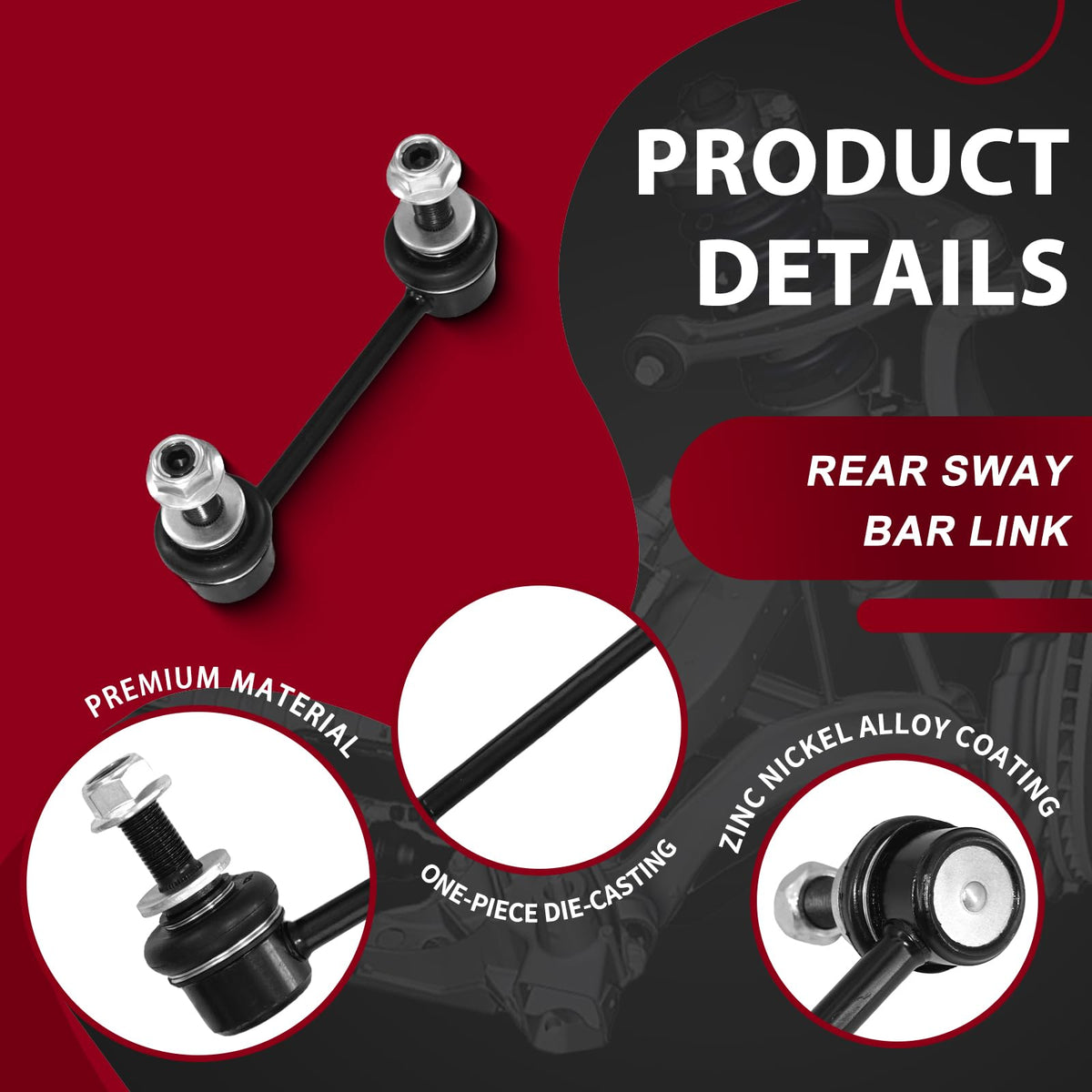 Frenzybro Control Arm Kit Fit for 2013-2019 Ford Fusion All Models