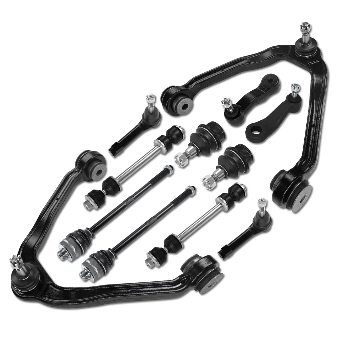Frenzybro Front Upper Control Arm Suspension Kit Pitman Idler Arm