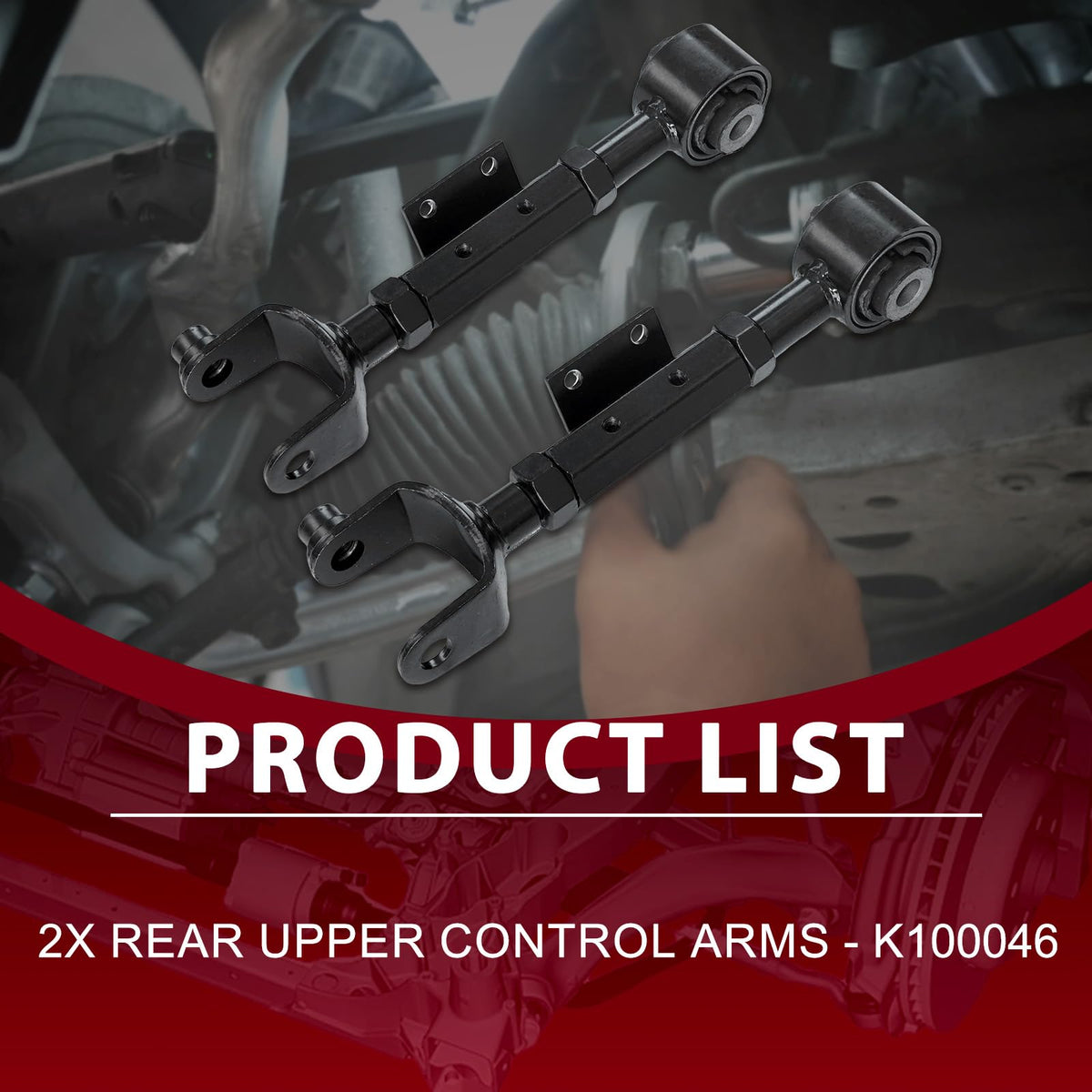 Frenzybro Rear Upper Control Arm Kit 2Pcs Compatible With 07-16 Honda CR-V