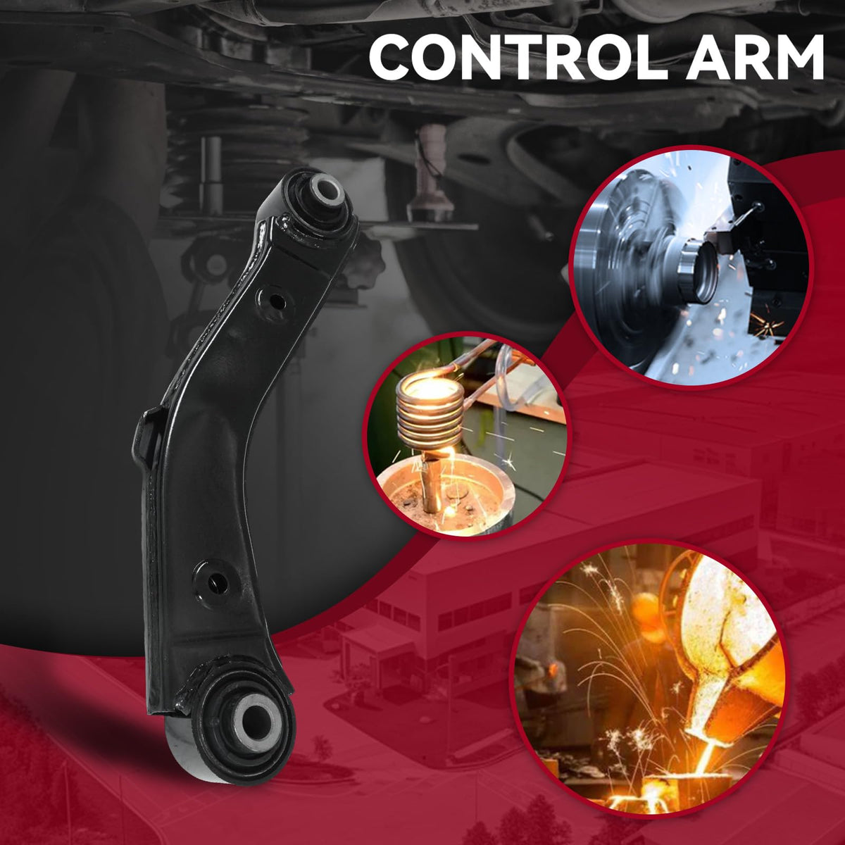 Frenzybro Rear Upper Rearward Control Arm w/Screw AWD Only Suspension Kit