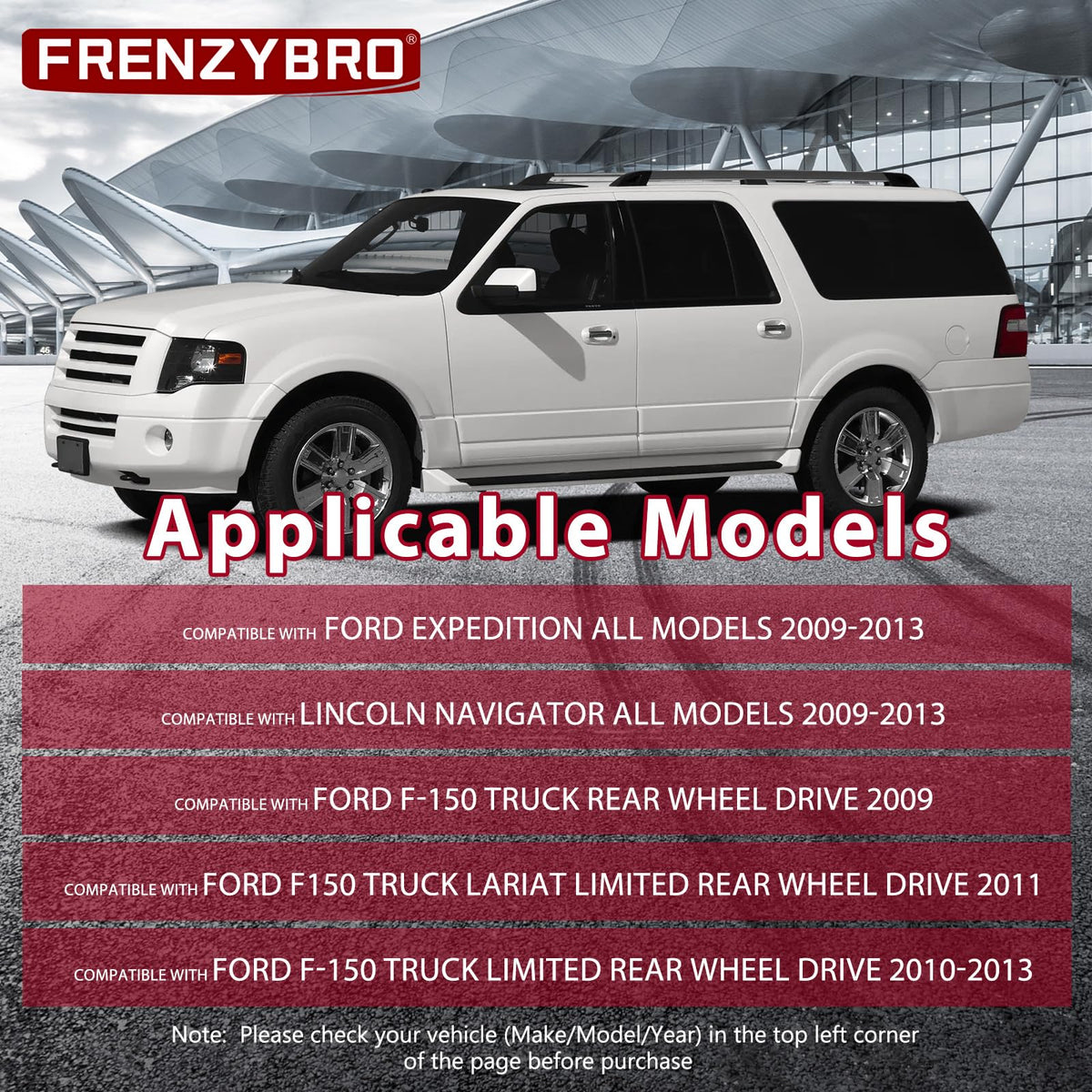 Frenzybro Control Arm Kit Fit for 2009-2013 Ford F-150 RWD