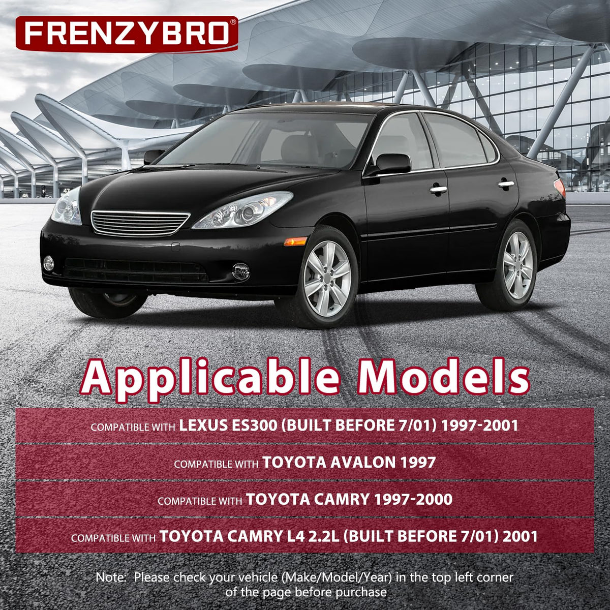 Frenzybro Front Lower Control Arm Suspension Kit for 1997-01 Toyota Camry