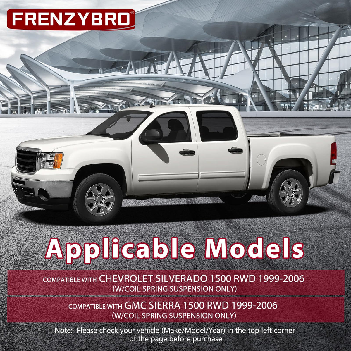 Frenzybro Front Upper Control Arm Complete Suspension Kit RWD