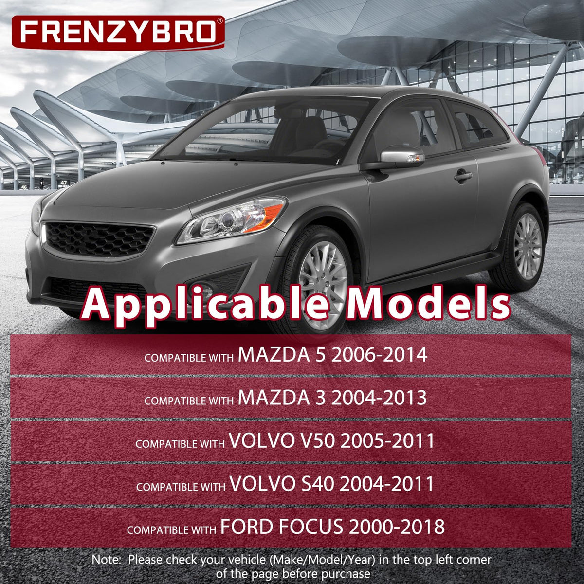 Frenzybro Rear Suspension Control Arm Kit Fit for 2004-2013 Mazda 3