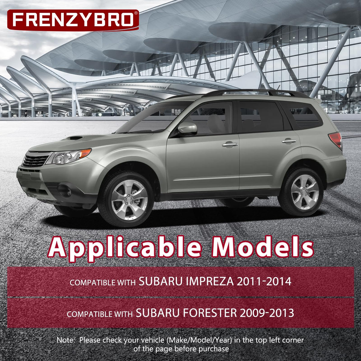 Frenzybro 4PCS Front Control Arms Kit Fits for Subaru forester 2009-2013